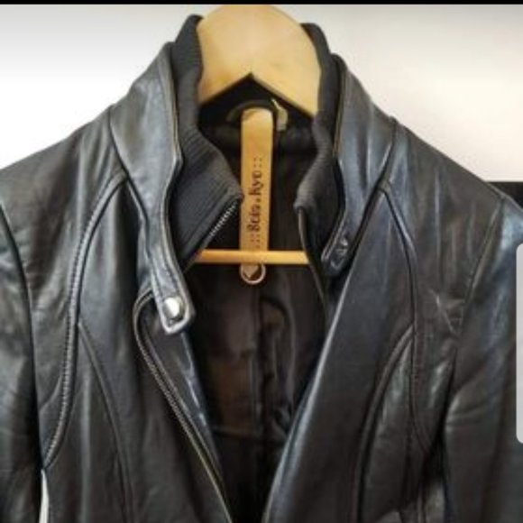 Soia & Kyo Leather Jacket - Size XXS - Picture 4 of 4